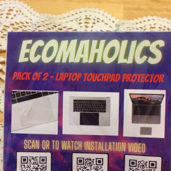 Laptop touchpad protector, pack of 2, Ecomaholics - Picture 2 of 5